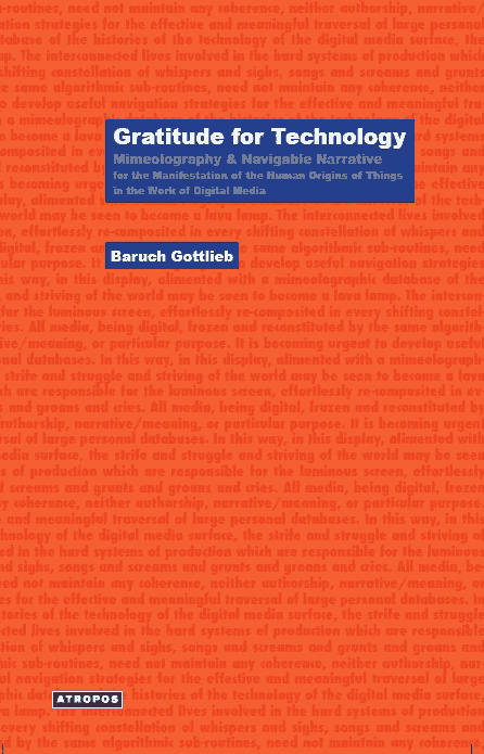 gratitude for technology by Baruch Gottlieb